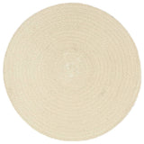 Vidaxl placemats 4 st rond 38 cm katoen natuurlijk