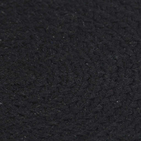 Vidaxl placemats 4 st rond 38 cm katoen effen zwart