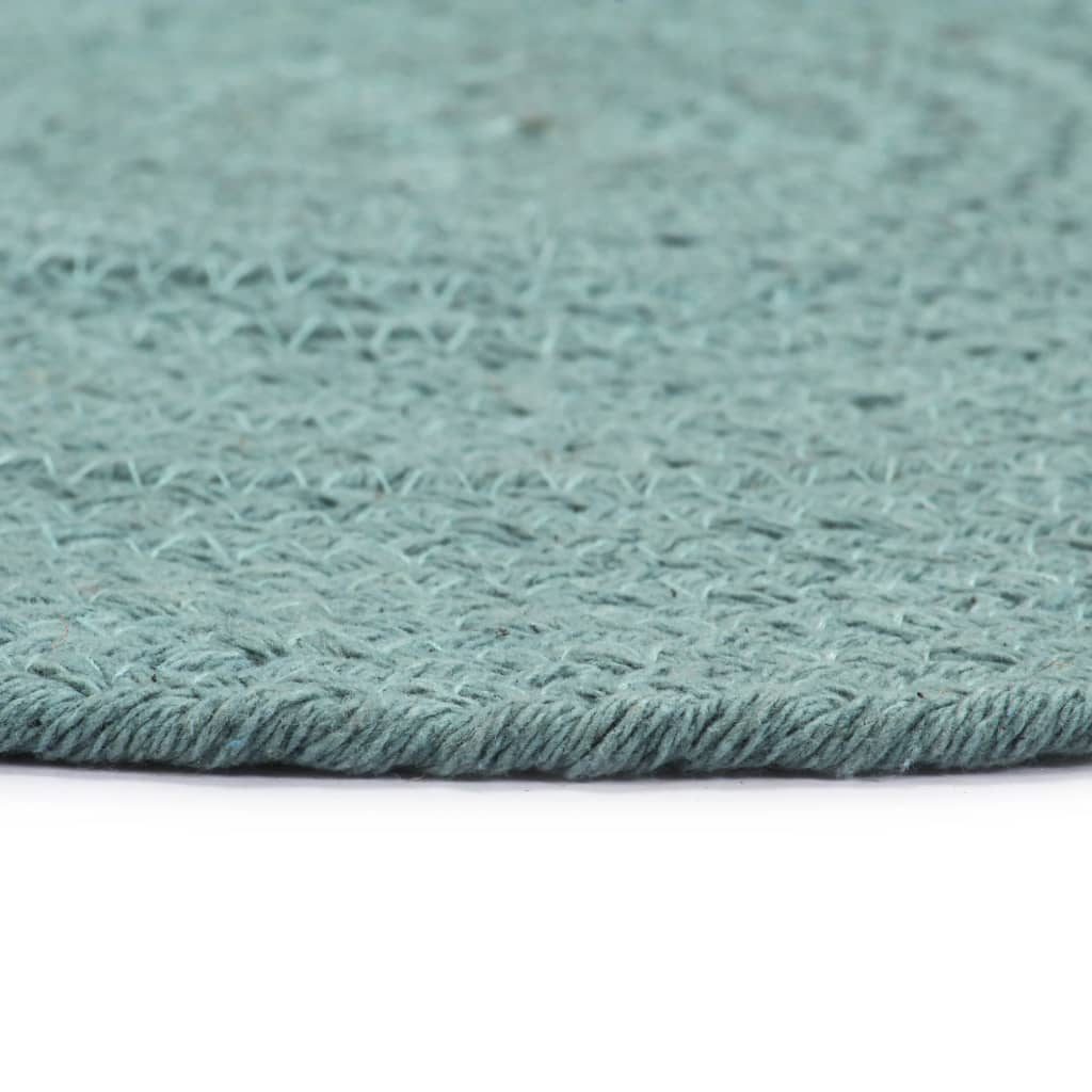 Vidaxl placemats 4 st rond 38 cm katoen effen groen