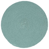 Vidaxl placemats 6 st rond 38 cm katoen effen groen