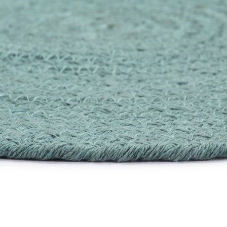 Vidaxl placemats 6 st rond 38 cm katoen effen groen