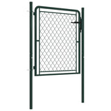 Vidaxl tuinpoort staal 100x75 cm groen