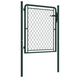 VidaXL Poort 100x100 cm staal groen