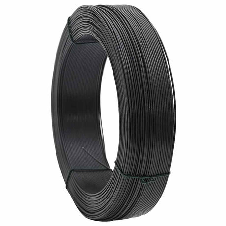 Vidaxl hekbinddraad 250 m 0,9 1,4 mm staal antraciet