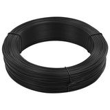 Vidaxl hekbinddraad 250 m 1,6 2,5 mm staal antraciet