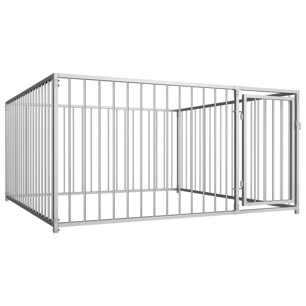 VidaXL Hondenkennel voor buiten 200x200x100 cm