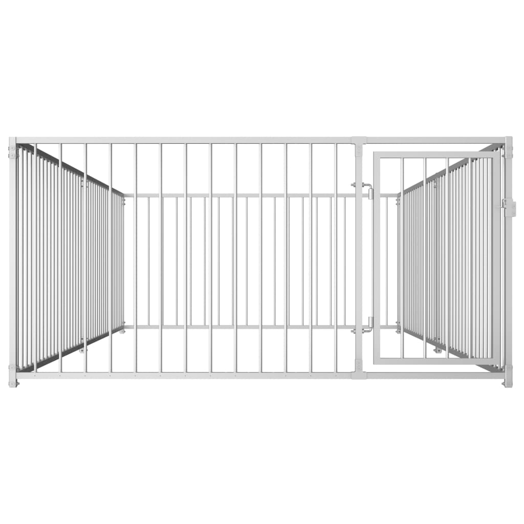 VidaXL Hondenkennel voor buiten 200x400x100 cm