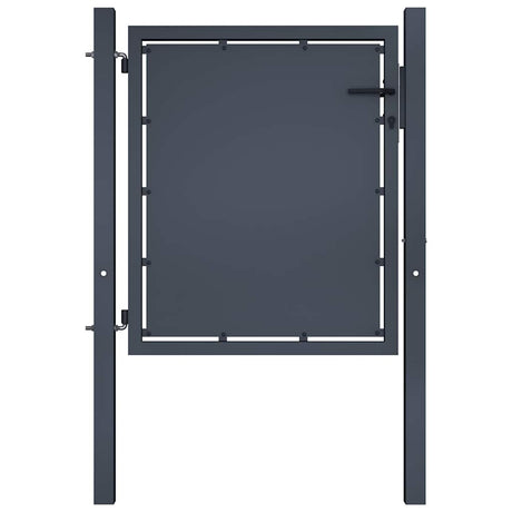 Vidaxl tuinpoort staal 100x100 cm antraciet