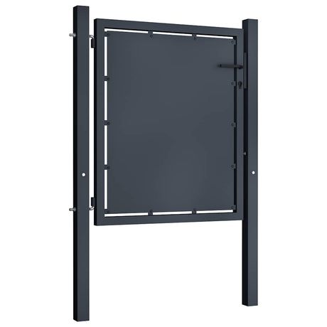 Vidaxl tuinpoort staal 100x100 cm antraciet