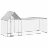Vidaxl kippenren 3x1x1,5 m gegalvaniseerd staal