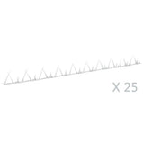 Vidaxl muurspikes 25 st 1 m staal