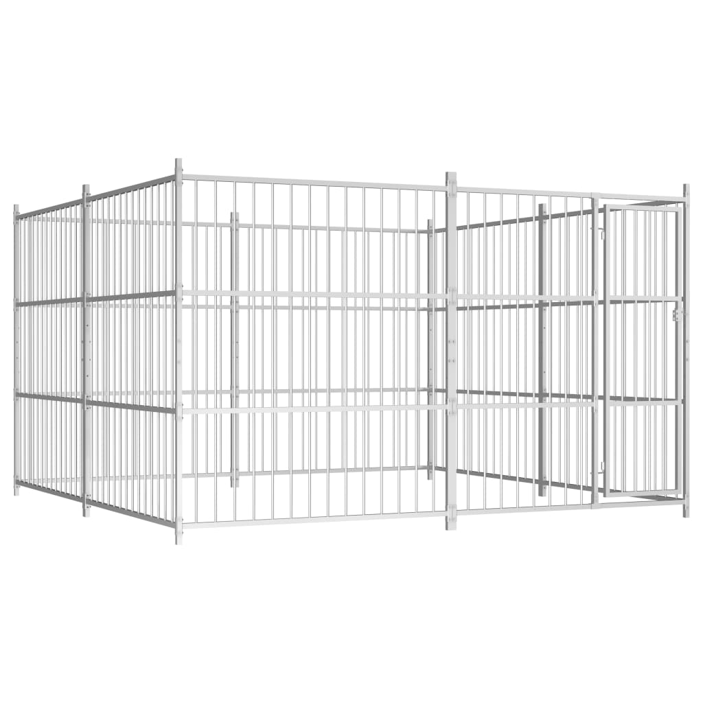 VidaXL Hondenkennel voor buiten 300x300x185 cm