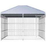 VidaXL Hondenkennel voor buiten met dak 300x300x200 cm