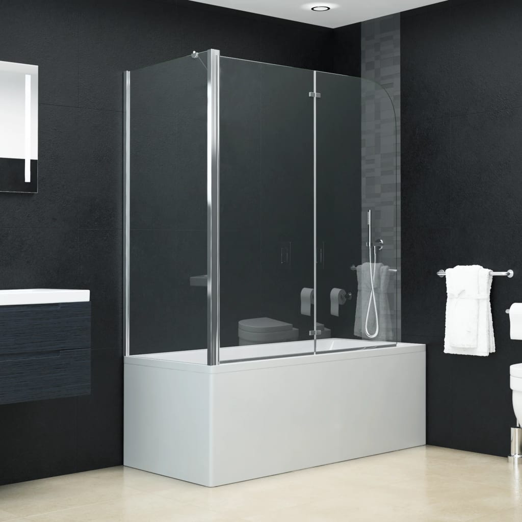 Vidaxl douche klapwand 120x68x130 cm esg