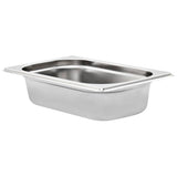 Vidaxl gastronormbakken 8 st gn 1 4 65 mm roestvrij staal
