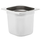 Vidaxl gastronormbakken 8 st gn 1 6 150 mm roestvrij staal