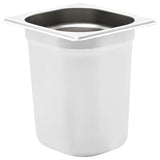 Vidaxl gastronormbakken 8 st gn 1 6 200 mm roestvrij staal