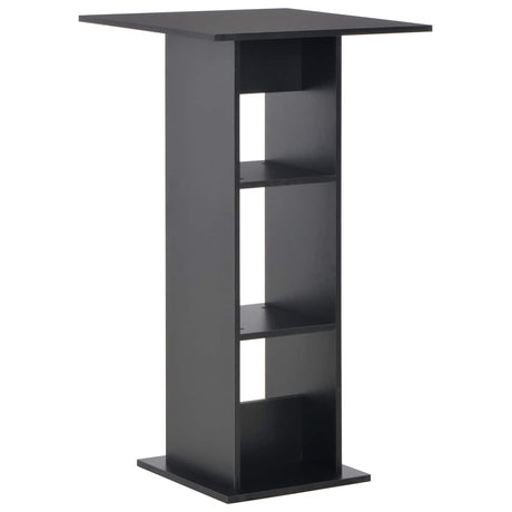 Vidaxl bartafel 60x60x110 cm zwart