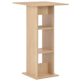 Vidaxl bartafel 60x60x110 cm eikenkleurig