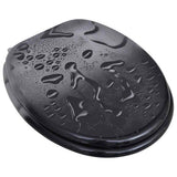 Vidaxl toiletbrillen met deksels 2 st water mdf