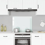 Vidaxl spatscherm keuken 80x60 cm gehard glas wit