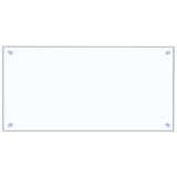 Vidaxl spatscherm keuken 80x40 cm gehard glas transparant