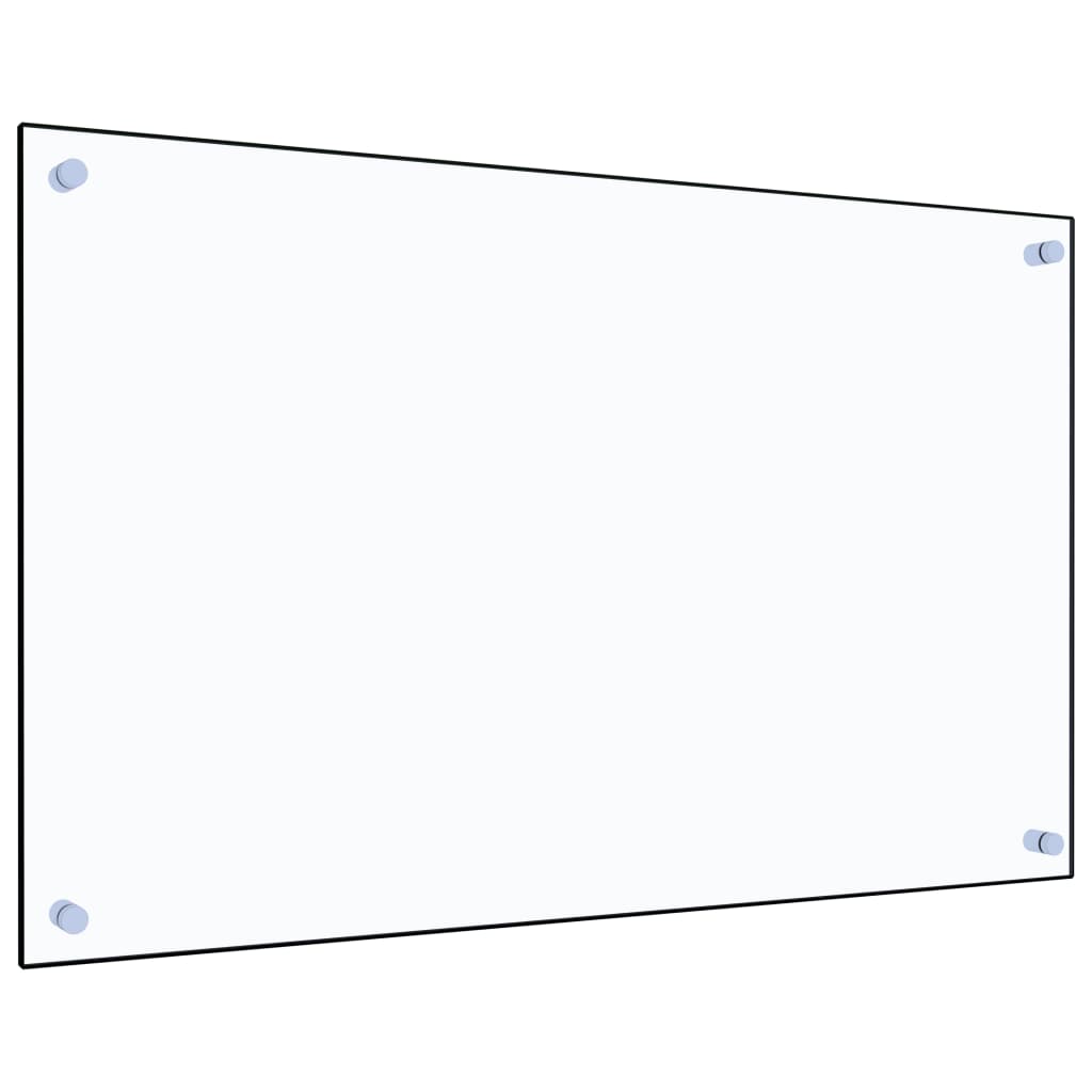 Vidaxl spatscherm keuken 80x50 cm gehard glas transparant