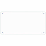 Vidaxl spatscherm keuken 100x50 cm gehard glas transparant