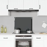 Vidaxl spatscherm keuken 70x60 cm gehard glas zwart