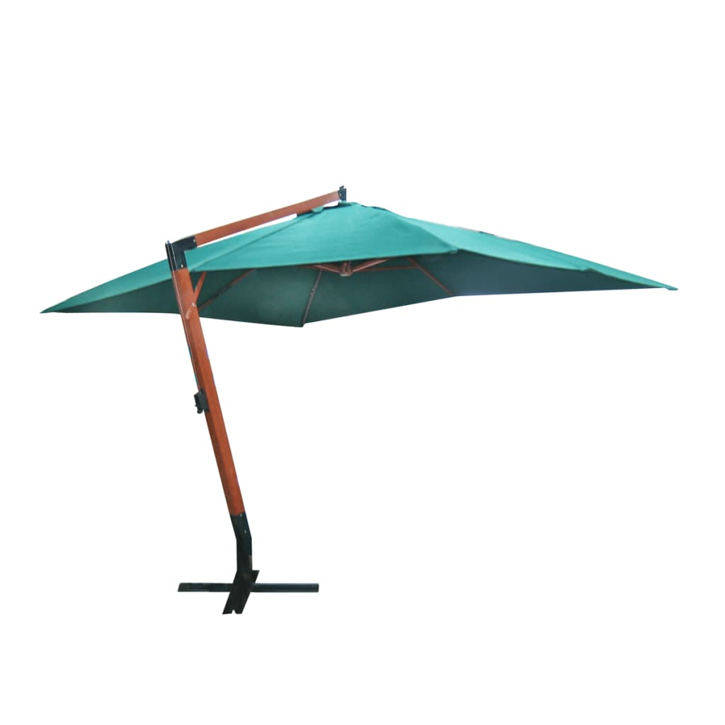 VidaXL Zweefparasol 300x400 cm groen