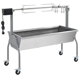 Vidaxl draaispit barbecue met elektrische motor