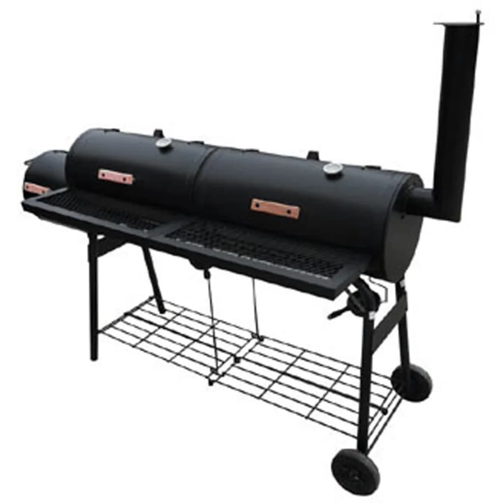 VidaXL Rookbarbecue Nevada XL zwart