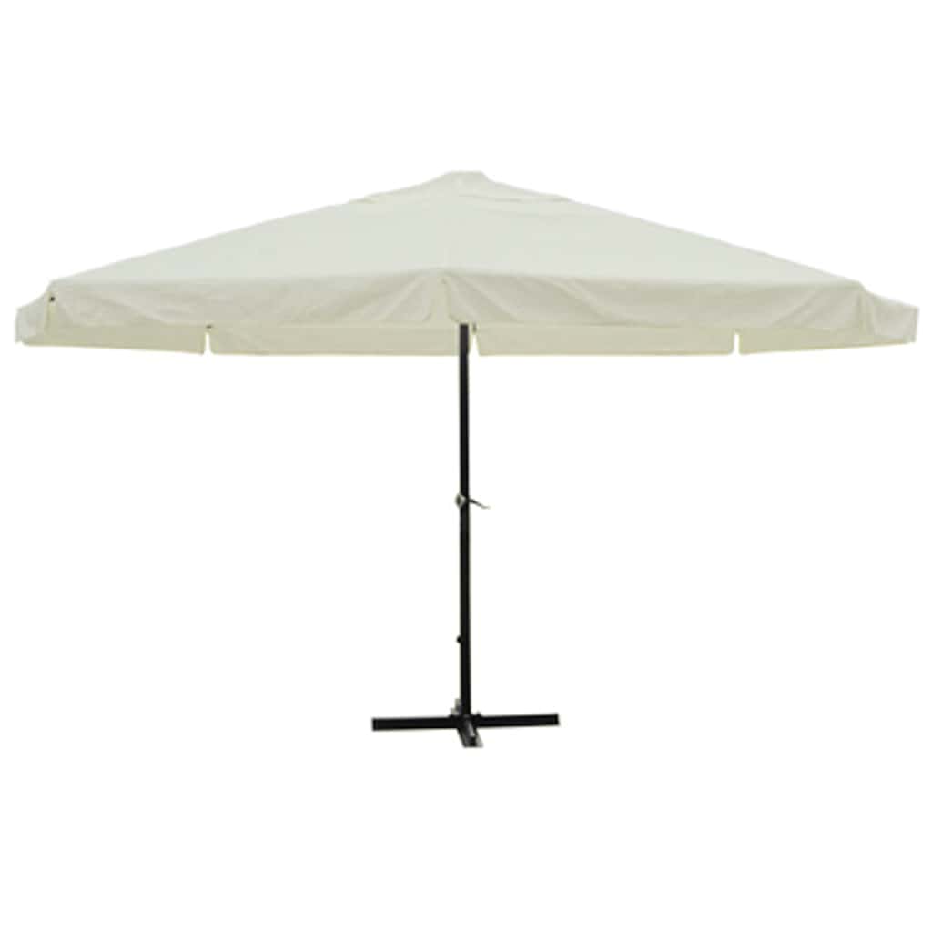 Vidaxl parasol samos 500 cm aluminium wit