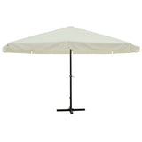 Vidaxl parasol samos 500 cm aluminium wit