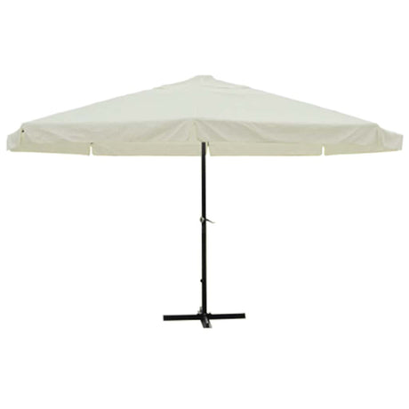 Vidaxl parasol samos 500 cm aluminium wit