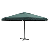 Vidaxl parasol samos 500 cm aluminium groen