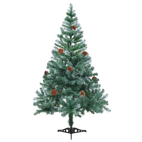 Vidaxl kunstkerstboom met dennenappels 150 cm