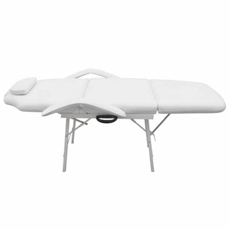 Vidaxl behandelingsstoel voor gezicht 185x78x76 cm kunstleer wit