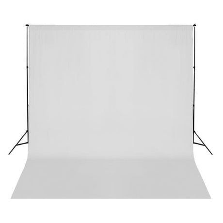 Vidaxl achtergrond zonder standaard 300x300 cm katoen wit