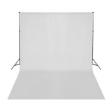 Vidaxl achtergrond zonder standaard 500x300 cm katoen wit