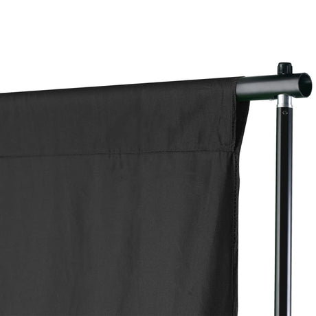 Vidaxl achtergrondsysteem 600x300 cm zwart