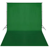 Vidaxl achtergrondsysteem 300x300 cm groen