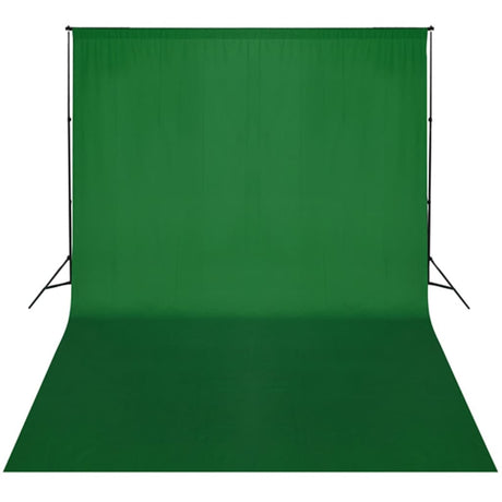 Vidaxl achtergrondsysteem 300x300 cm groen