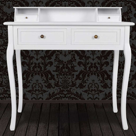 Vidaxl kaptafel femke met lades wit