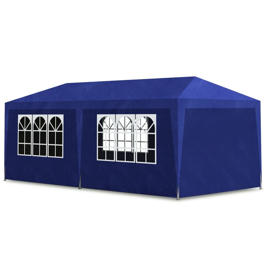 Vidaxl partytent 3x6 m blauw