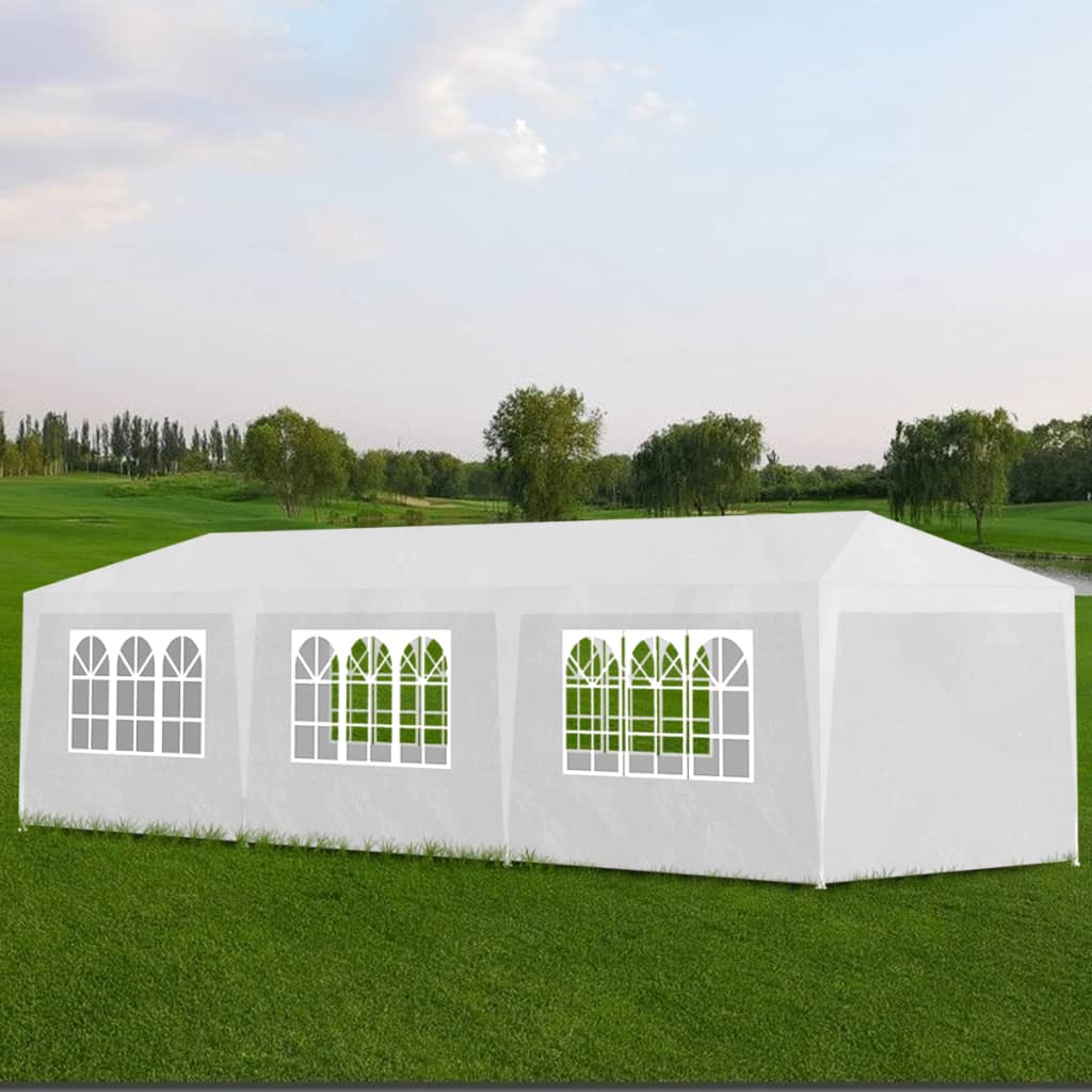 Vidaxl partytent 3x9 m wit