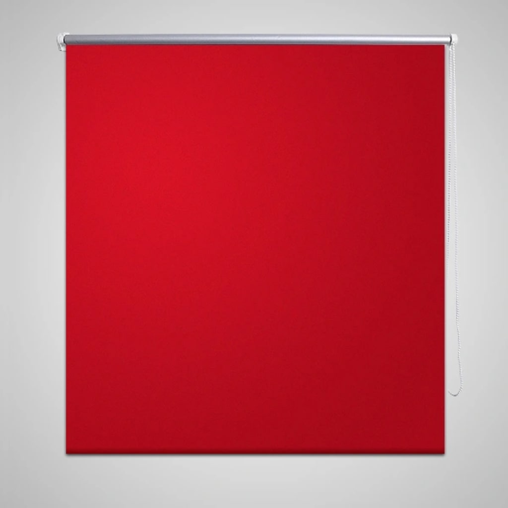 Vidaxl rolgordijn verduisterend 100 x 175 cm rood