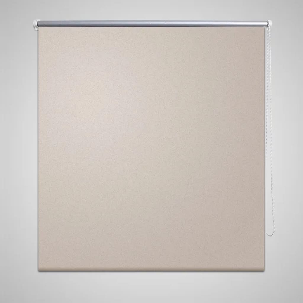 VidaXL Rolgordijn verduisterend 120 x 175 cm beige