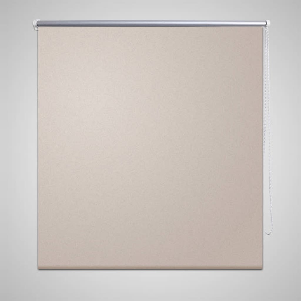 VidaXL Rolgordijn verduisterend 160 x 175 cm beige