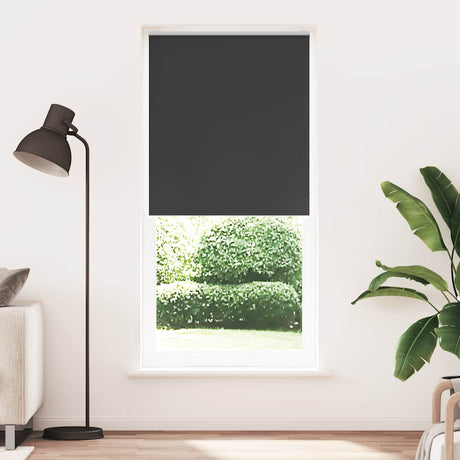 Vidaxl rolgordijn verduisterend 80x230 cm zwart